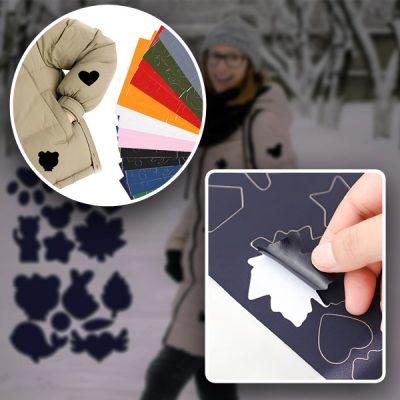 Αυτοκόλλητα μπαλώματα επιδιόρθωσης (8x πολλαπλά χρώματα) | ZAKRPKA