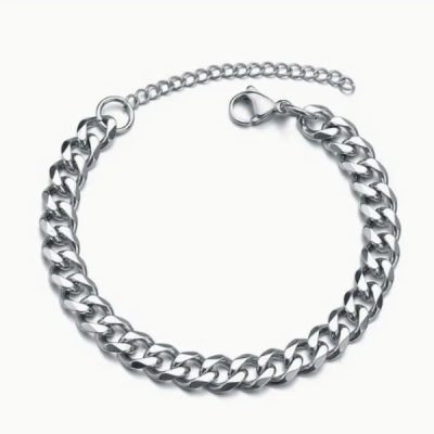 Ανδρικό βραχιόλι από ανοξείδωτο ατσάλι | CUFFLINK