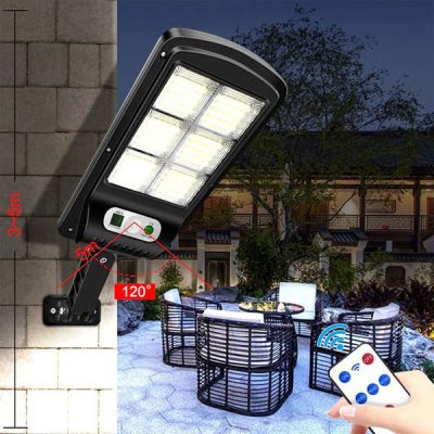 Ηλιακό φως με αισθητήρα κίνησης - 48 LED, IP65, 3 λειτουργίες, τηλεχειριστήριο | SENSLED