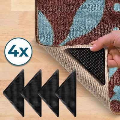 4x αντιολισθητικά αυτοκόλλητα μαξιλάρια χαλιού | CARPETSTOP